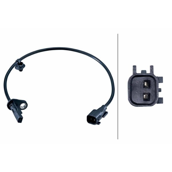 HELLA 6PU 358 252-461 Sensor, Raddrehzahl
