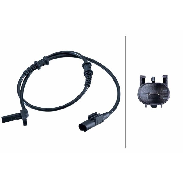 HELLA 6PU 358 252-531 Sensor, Raddrehzahl