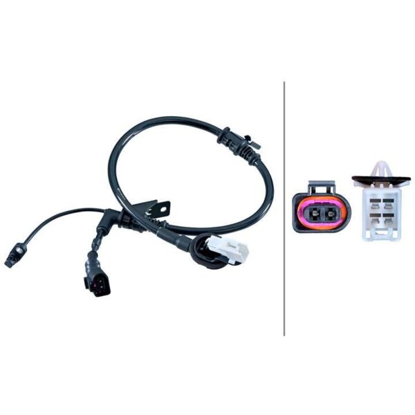 HELLA 6PU 358 268-161 Sensor, Raddrehzahl