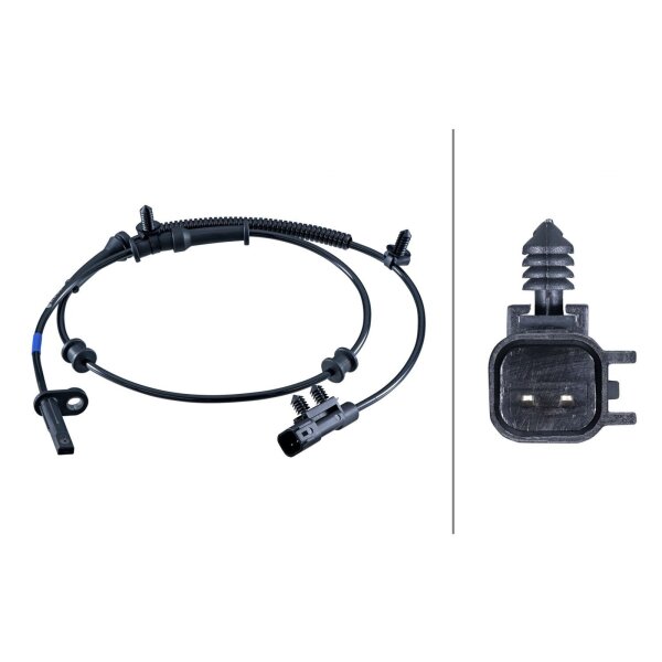 HELLA 6PU 358 268-201 Sensor, Raddrehzahl