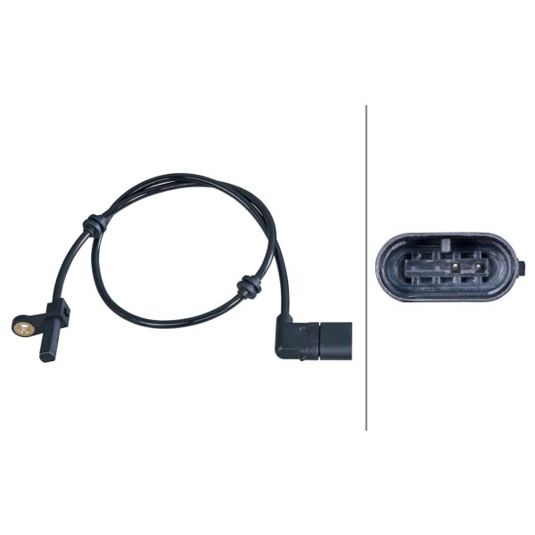 HELLA 6PU 358 417-111 Sensor, Raddrehzahl