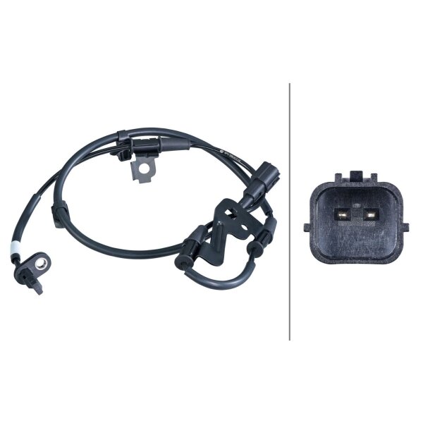 HELLA 6PU 358 417-181 Sensor, Raddrehzahl