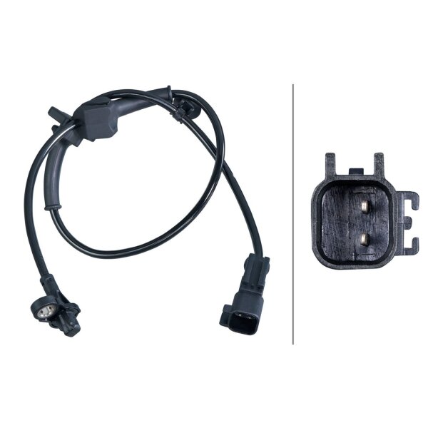 HELLA 6PU 358 417-381 Sensor, Raddrehzahl