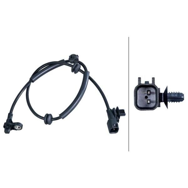 HELLA 6PU 358 417-561 Sensor, Raddrehzahl