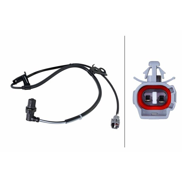 HELLA 6PU 358 252-391 Sensor, Raddrehzahl