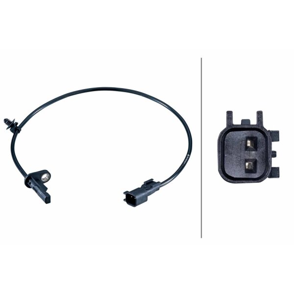 HELLA 6PU 358 252-471 Sensor, Raddrehzahl