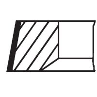 MAHLE 001 RS 11116 0N0 Kolbenringsatz