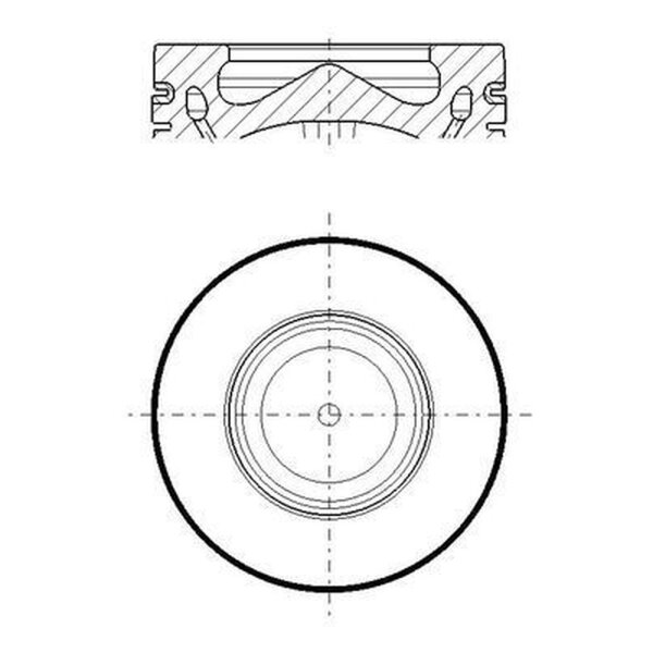 MAHLE 081 PI 00119 002 Kolben