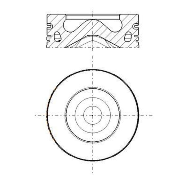 MAHLE 279 PI 00104 002 Kolben