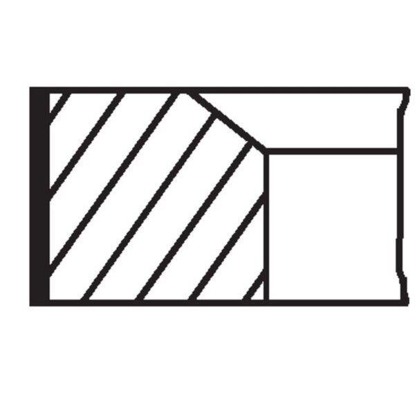 MAHLE 013 RS 10112 0N0 Kolbenringsatz