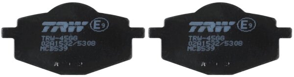 TRW MCB539 Bremsbelagsatz, Scheibenbremse