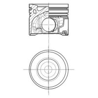 MAHLE 039 PI 00139 001 Kolben