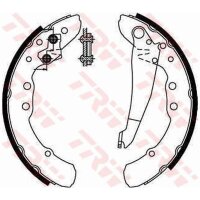 TRW GS8544 Bremsbackensatz