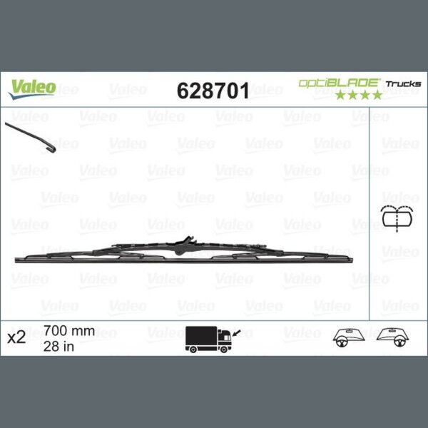 VALEO 628701 Wischblatt