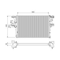 VALEO 701230 Kühler, Motorkühlung