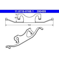 ATE 11.8116-0168.1 Feder, Bremssattel