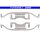 ATE 11.8116-0168.1 Feder, Bremssattel