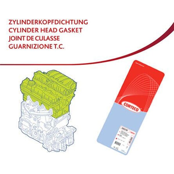 CORTECO 83403196 Dichtung, Zylinderkopf