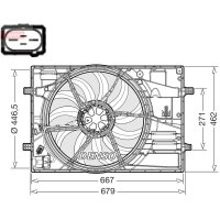 DENSO DER32018 Lüfter, Motorkühlung