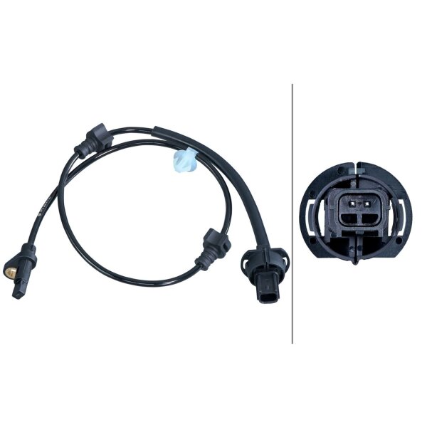 HELLA 6PU 358 417-471 Sensor, Raddrehzahl