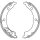 TRW GS8715 Bremsbackensatz, Feststellbremse