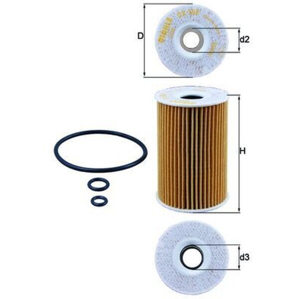 KNECHT OX 388D Ölfilter