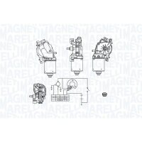 MAGNETI MARELLI 064381800010 Wischermotor