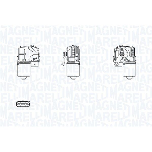 MAGNETI MARELLI 064383000010 Wischermotor