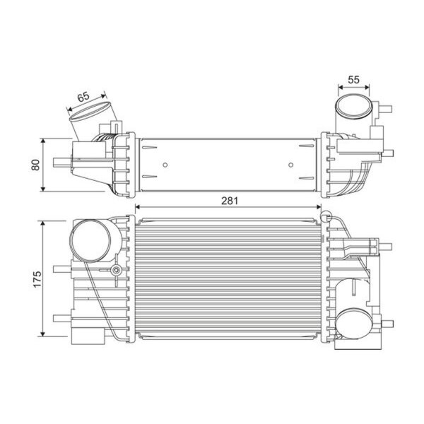 VALEO 822919 Ladeluftkühler