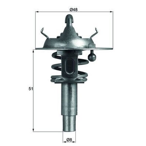 MAHLE TX 106 90D Thermostat, Kühlmittel