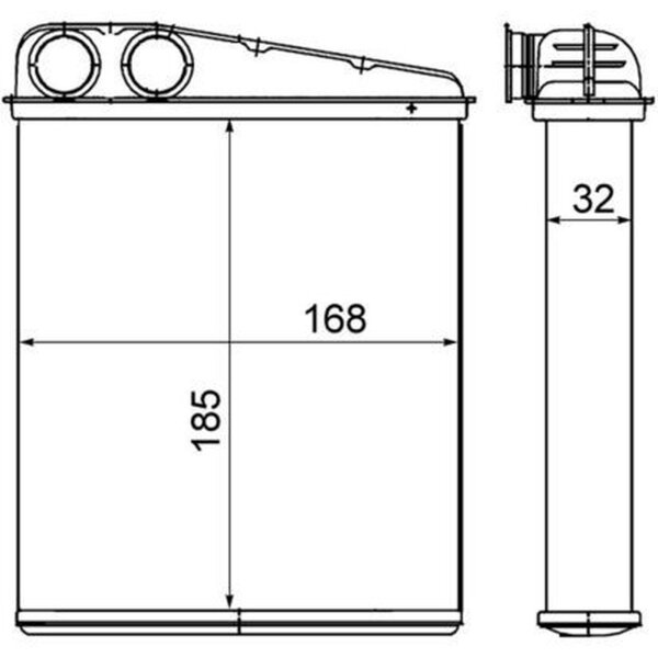 MAHLE AH 8 000S Wärmetauscher, Innenraumheizung