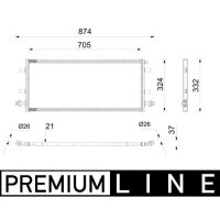 MAHLE CIR 44 000P Niedertemperaturkühler,...
