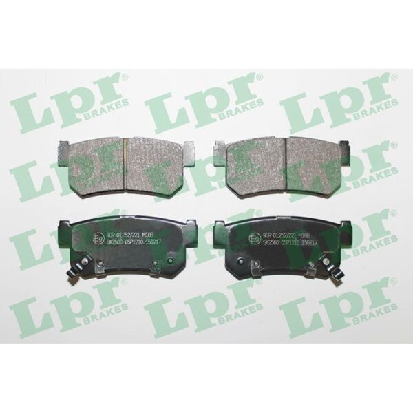 LPR 05P1210 Bremsbelagsatz, Scheibenbremse