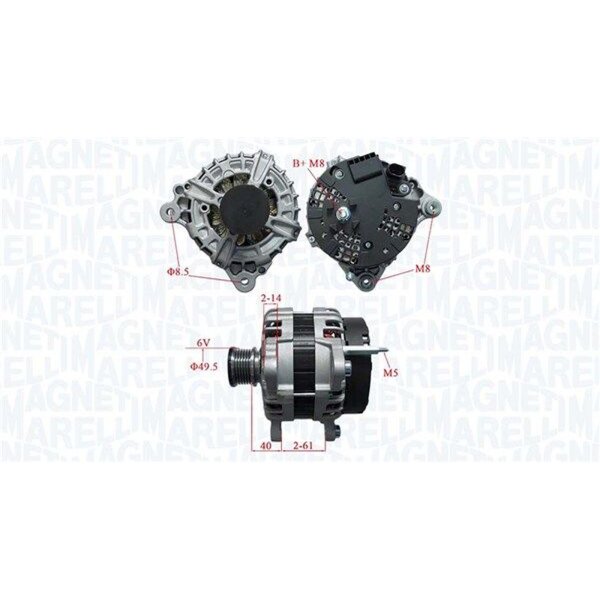 MAGNETI MARELLI 063736195010 Generator
