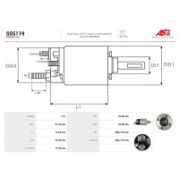 AS-PL SS5119 Magnetschalter, Starter