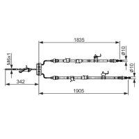 BOSCH 1 987 482 851 Seilzug, Feststellbremse