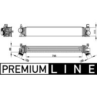 MAHLE CI 148 000P Ladeluftkühler