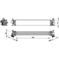 MAHLE CI 148 000P Ladeluftkühler