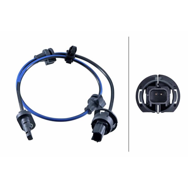 HELLA 6PU 358 251-281 Sensor, Raddrehzahl