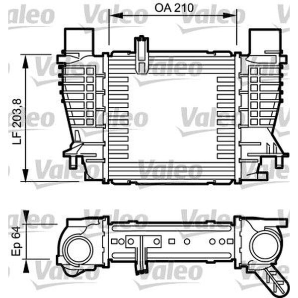 VALEO 817999 Ladeluftkühler
