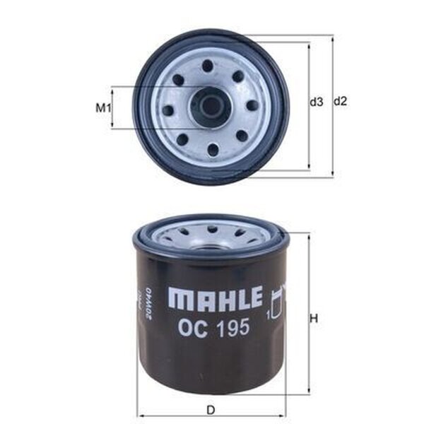 KNECHT OC 195 Ölfilter
