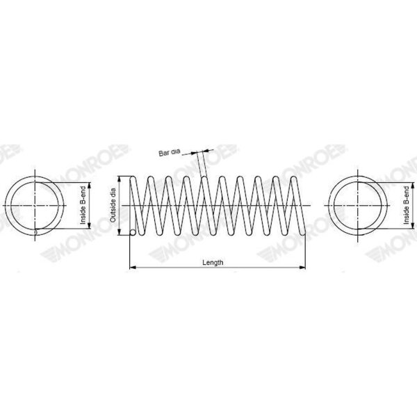 MONROE SP5236 Fahrwerksfeder