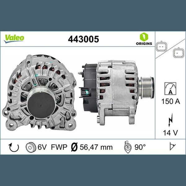 VALEO 443005 Generator