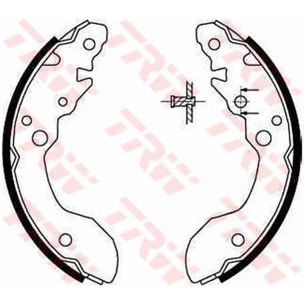 TRW GS8671 Bremsbackensatz
