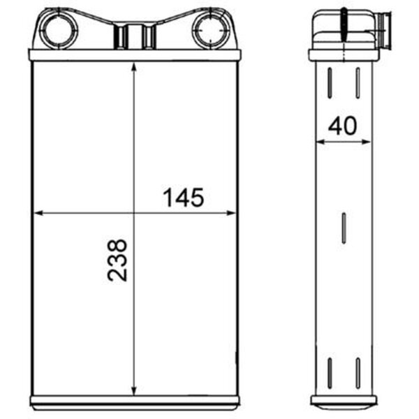 MAHLE AH 7 000S Wärmetauscher, Innenraumheizung