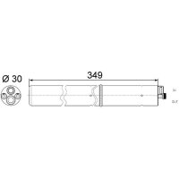 MAHLE AD 243 000S Trockner, Klimaanlage