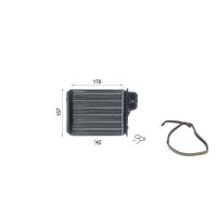 MAHLE AH 333 000S Wärmetauscher, Innenraumheizung