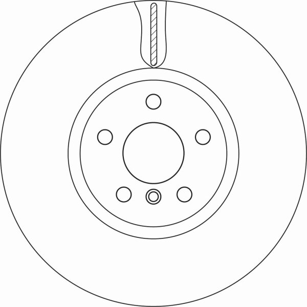 TRW DF6845S Bremsscheibe