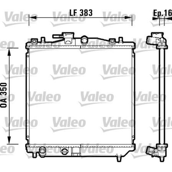 VALEO 734157 Kühler, Motorkühlung