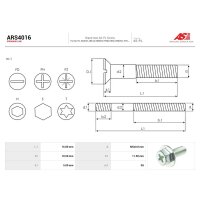 AS-PL ARS4016 Reparatursatz, Generator